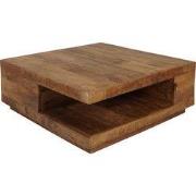 Salontafel Bram - Mangohout - 80 x 80 cm