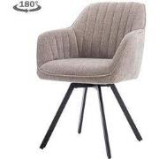 Tower living Bruno swivel  armchair - Beige grey