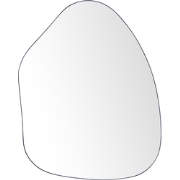 PUTEAUX - Wandspiegel - Zwart - Metaal