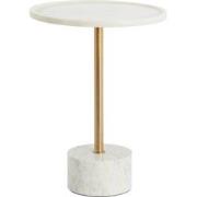 Light & Living - Bijzettafel CIVITA - Ø37x49 cm - Wit