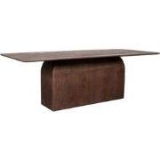 Eettafel Owen 200x100x76 cm Espresso Mangohout