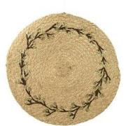 Placemat jute d35h0.5 cm naturel