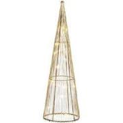 Kegel champagne 15 led battery operated h40xd12cm