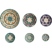 NAMDINH - Wanddecoratie - Donkergroen - Zeewier