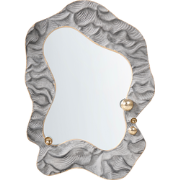 LINAS - Wandspiegel - Grijs - IJzer