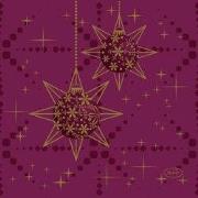 Servet l24b24 cm gilded bauble 20st