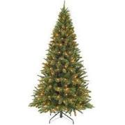 Forest frosted kunstkerstboom green led 185 cm