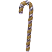 Christmas Decoration - Candy Cane - Polysterene - Pink/Orange - 11x3x4...