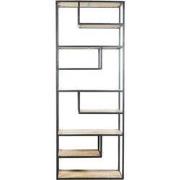 Vakkenkast Huub Hout 210 x 80 cm - Roomdivider