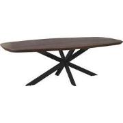 Starfurn - Eettafel Madison - Zwart - 120x280x76 cm