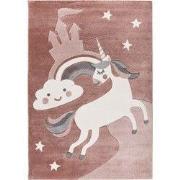 Kindervloerkleed Happy Unicorn – Zacht vloerkleed – Speelkleed voor Ki...