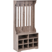 DENILIQUIM - Schoenenkast - Donkerbruin - Hout