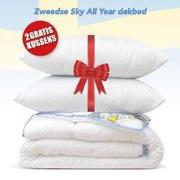 All Year dekbed + 2 Hoofdkussen - Litsjumeaux - Dekbed Set - 240x200 c...