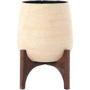 Bloempot Karuna - Wit - Ø44x53cm