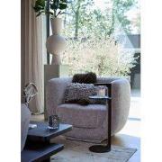 Bijzettafel Delmino - Chocoladebruin - Ø26x77cm