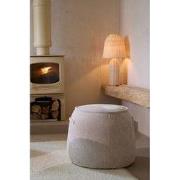 Poef Sibiu - Bruin - Ø50x40cm