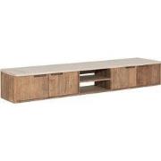 DTP Home Hanging TV stand Bliss Mortex No.2 large, 4 doors, 2 open rac...