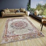 Vintage vloerkleed - Maderno Crème / Multi - 80 X 240 CM
