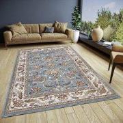 Klassiek vloerkleed - Reni Tuquoise/Crème - 80 X 240 CM