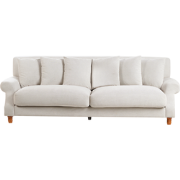 EIKE - Driezitsbank - Wit - Fluweel