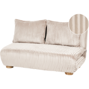 ABISKO - Slaapbank 2-zits - Gebroken wit - Corduroy