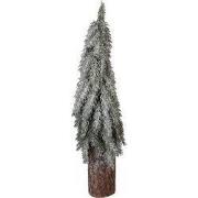 Clayre & Eef Mini Kunstkerstboom Ø 18x57 cm Groen Kunststof