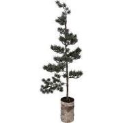 Clayre & Eef Mini Kunstkerstboom 35x35x100 cm / 3xAAA Groen Hout