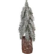 Clayre & Eef Mini Kunstkerstboom Ø 12x32 cm Groen Hout