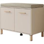 Meubella - Schoenenkast Bahia - Beige - 80 cm