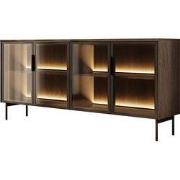 Meubella - Lomo - Dressoir - Donker eiken - 181 cm