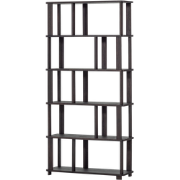 WOOOD Riss Boekenkast - Eikenhout  - Mystic Brown - 186x90x30