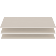 WOOOD Olivia Legplankenset T.B.V. Kledingkast - Grenen - Dust-5x102x54