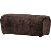 WOOOD Baggy Hocker - 3D Chenille - Donkerbruin - 45x91x51