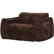 WOOOD Baggy Loveseat - 3D Chenille - Donkerbruin - 81x138x101