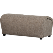 WOOOD Baggy Hocker - Geweven Stof - Bruin Melange - 45x91x51