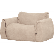 WOOOD Baggy Loveseat - Geweven Chenille - Zand - 81x138x101