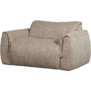 WOOOD Baggy Loveseat - Geweven Stof - Bruin Melange - 81x138x101