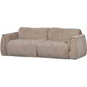 WOOOD Baggy 2-Zits Bank - 3D Chenille - Zand - 81x228x102