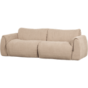 WOOOD Baggy 2-Zits Bank - Geweven Chenille - Zand - 81x228x102