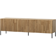 WOOOD Bono Gravure TV Meubel - Eiken - Naturel - 56x180x46