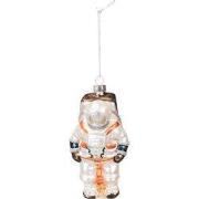 Xmas Hanger - Astronaut - Glass - White - 7,5x7x14cm
