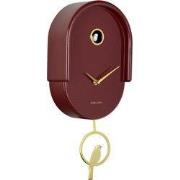 Wandklok Tweet - Rood - 20x8.5x42cm