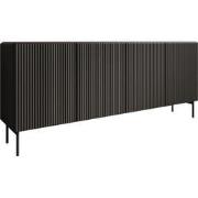 Meubella - Marajo - Dressoir - Zwart - 195 cm