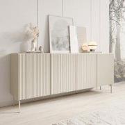 Meubella - Marajo - Dressoir - Beige - 195 cm