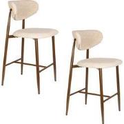 Housecraft Living Noor Counter/ Barkrukken met rugleuning 66 cm - Set ...