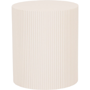 Side Table - Cylinder- MDF - Sand - 39x45cm