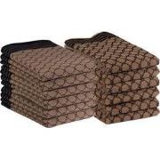 DoubleDry Theedoeken en Keukendoeken Set - 12 Stuks - 100% Katoen - Ho...