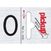 Route alulook 25 x 44 mm Sticker pick up cijfer 0