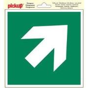 Deco picto vluchtweg pijl schuin