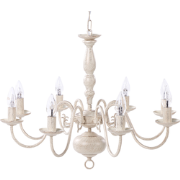 BRITHON - Kroonluchter - Gebroken wit - IJzer